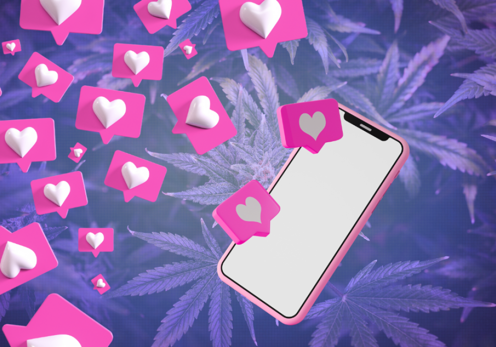 Custom cannabis industry promotional graphic