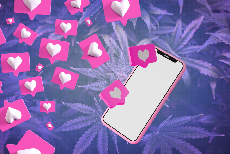 Custom cannabis industry promotional graphic